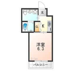 クレア　ラ・クーオの物件間取画像